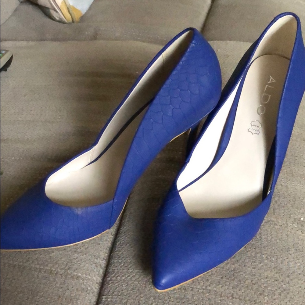Blue heels